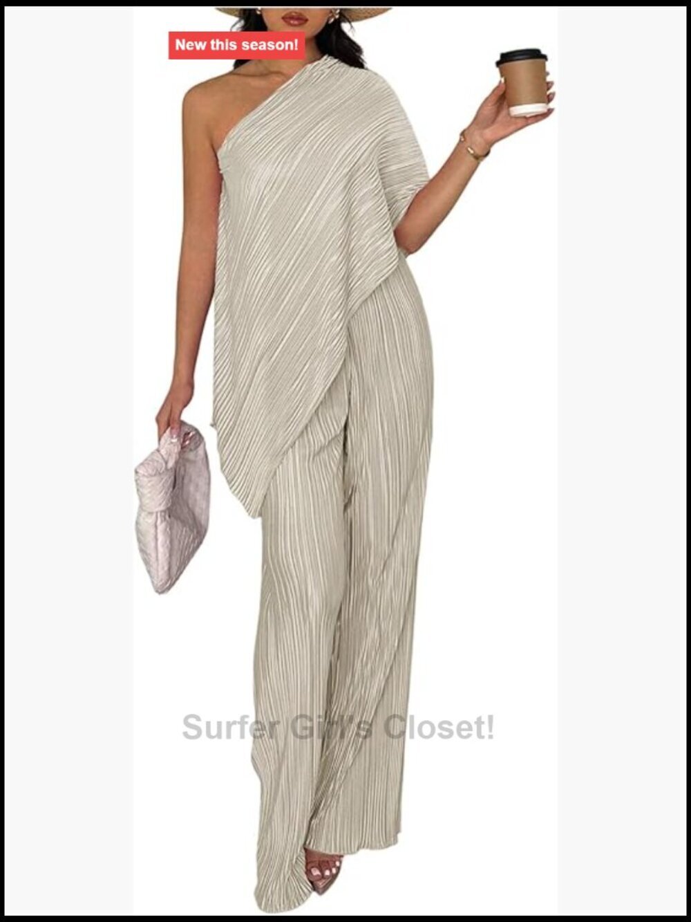 Off Shoulder T Shirt and Long Pants 2 Piece Set Summer Outfit